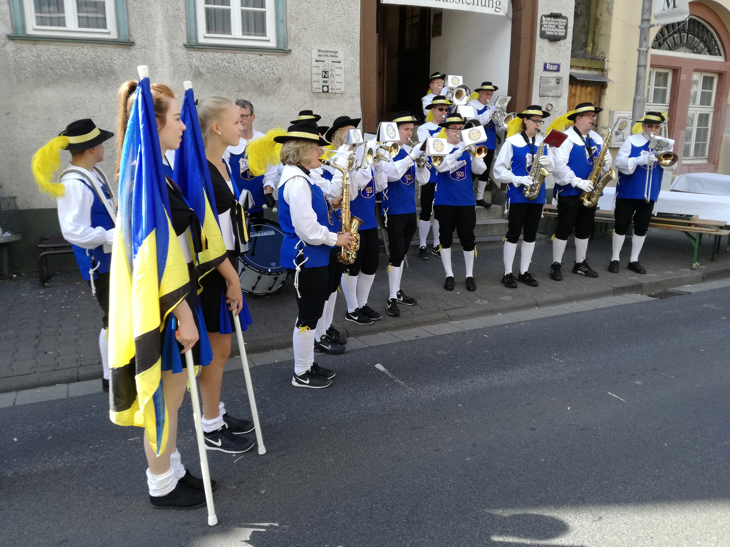 Das Musik-Corps Eichelsdorf spielt auf